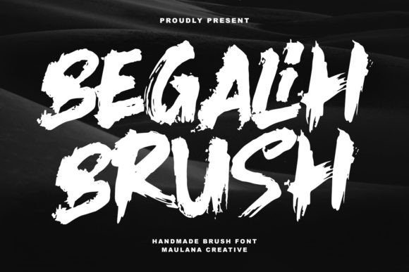 Begalih Brush Font: A Handmade Typeface for Branding