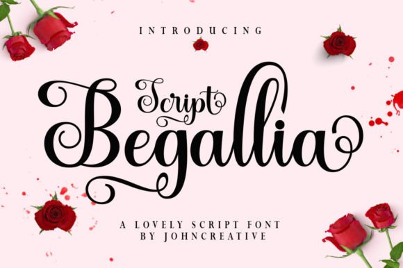 Begallia Font: Elegant Script for Web Design