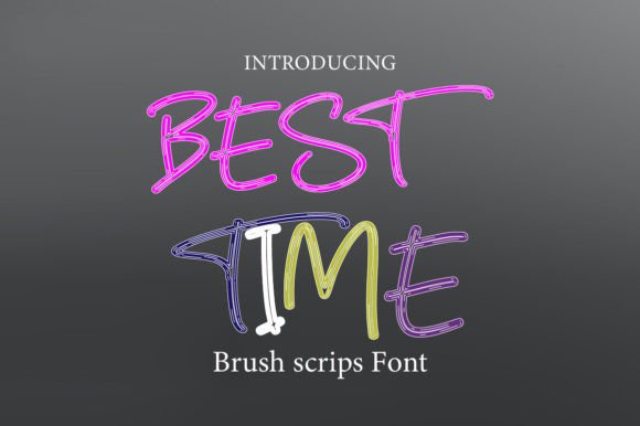 Best Time Font: Handwritten Style for Web Design