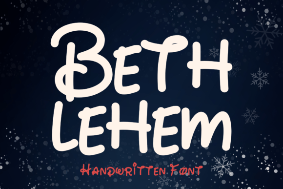 Bethlehem: A Playful Handwritten Font for Web Designers