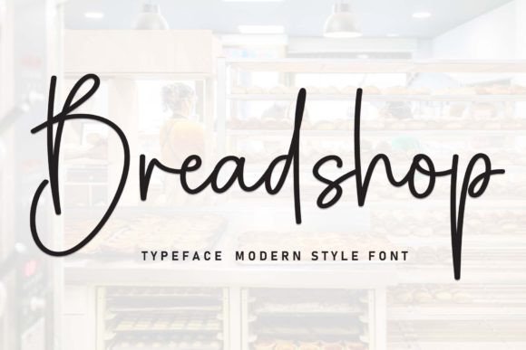 Breadshop Font: Sweet Handwritten Style for Digital Campaigns