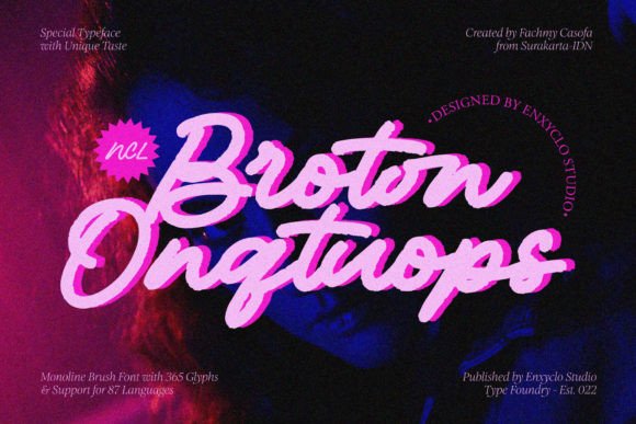 Broton Onqtuops Font: Elevating Editorial Design