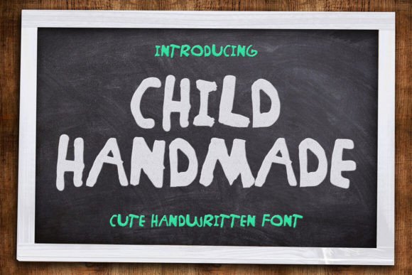 Child Handmade: A Charming Handwritten Font for Editorial Design and Digital Publishing