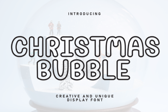 Christmas Bubble Font: Sweet Handwritten Charm for Crafts