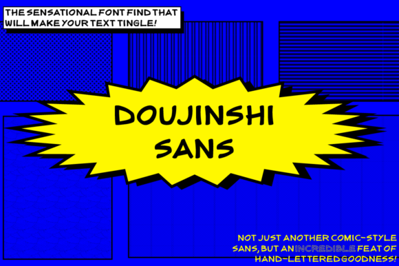 Doujinshi Sans Italic Font for Authentic Business Branding