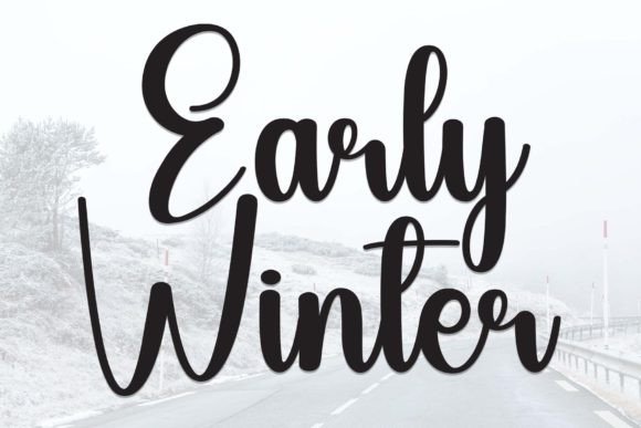 Early Winter Font: Friendly Handwritten Type for Business