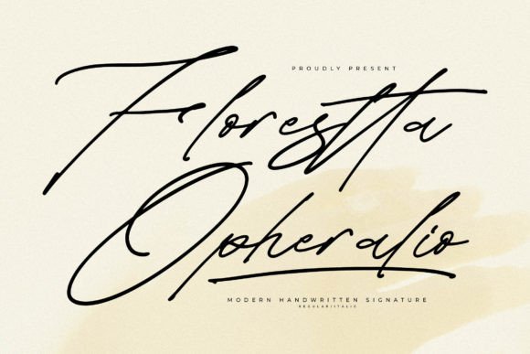 Florestta Opheralio Font: Elevating Small Business Branding