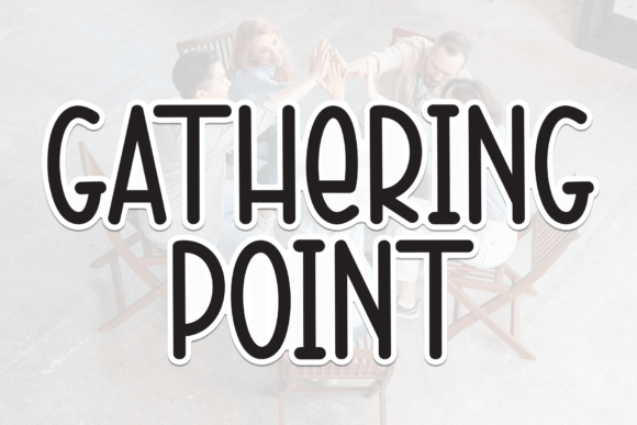 Gathering Point Font: Handwritten Style for Web Design