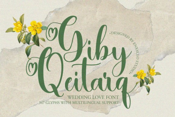 Giby Qeitarq Font: Adding Heart to Editorial Design