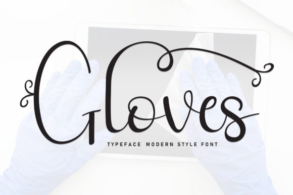 Gloves: A Sweet Script Font for Editorial Design and Digital Publishing