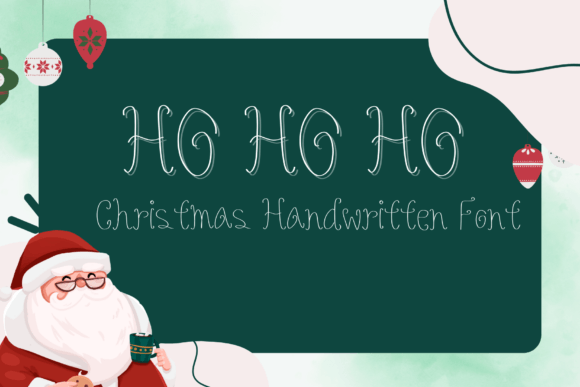 Ho Ho Ho Font: Adding Handwritten Charm to Handmade Products