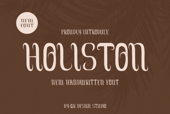 Holiston Font: Elegant Handwritten Type for Crafters