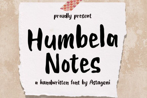 Humbela Notes: A Script Amp Font That Brings Life to Brand Typography
