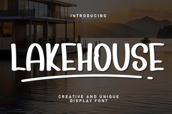 Lakehouse Font: A Relaxed Typeface for Editorial Design