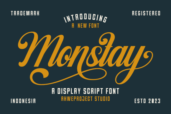 Monstay Font: Elevating Small Business Branding