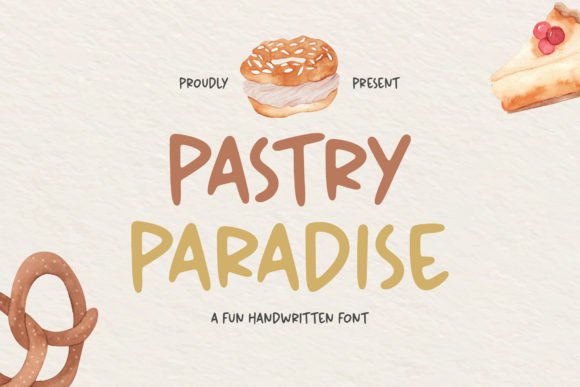 Pastry Paradise: A Handwritten Font That Brings Warmth to Editorial Design