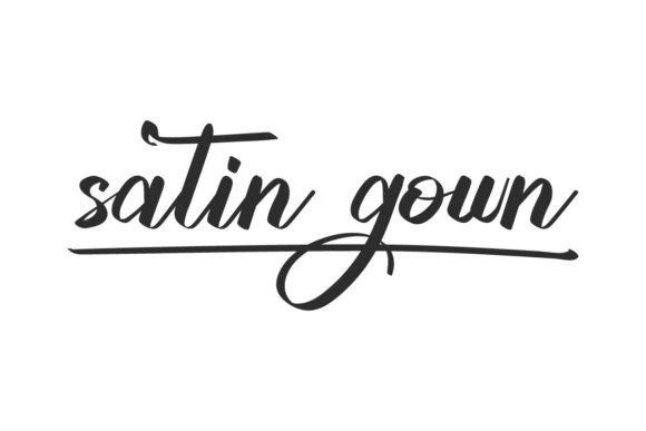 Satin Gown Font Review for Campaign Design