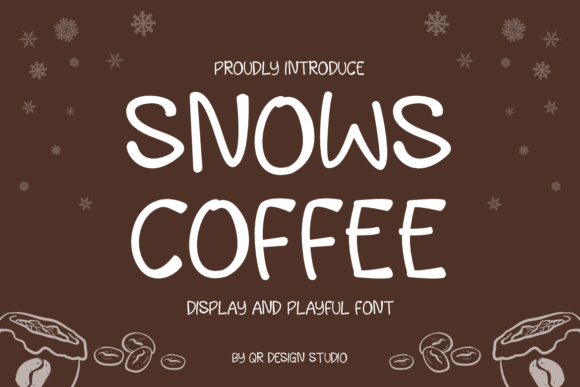 Snows Coffee Font: A Handwritten Typeface for Editorial Design