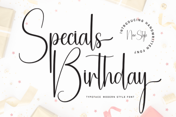 Specials Birthday Font: A Handwritten Typeface for Branding