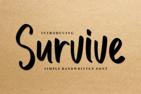 Survive Font: Elevating Handmade Labels and Packaging