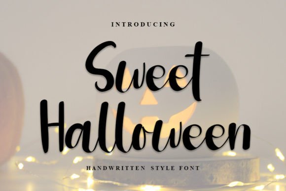 Sweet Halloween Font: A Handwritten Typeface for Branding